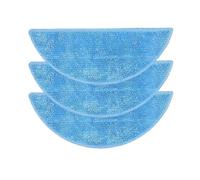 3Pcs Vacuum Cleaner Mop Cloths，Compatible for SilverCrest，Compatible for SSR，3000A1 Robotic Vacuum Cleaner Cleaning Replacement Accessories