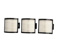 3Pcs Vacuum Filter Replacement, IW1511UK Filter Set For Shark Detect Pro Cordless Vacuum Cleaner Easy To Clean And Maintain, Black 6.6 * 6.5 * 1.5cm