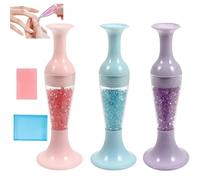 3PCS Vase Diamond Art Pen Tools,Diamond Art Pens Accessories with Diamond Storage,Point Drill Pen,Diamond Art Pens Kit,Diamond Drawing Tools,Diamond Art Painting Pen Tools Set with Drill Box and Clay