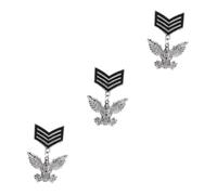 3pcs Vintage Eagle Brooch Pin for Men Retro Style Brooch Accessory Elegant Medal Badge for Casual Formal Wear Durable Material for Use for Jackets Sweaters More
