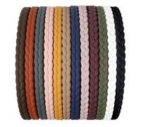 3pcs Vintage High Cranium Artificial Pearl Headbands, 2025 New Pearl Headbands For Women, Anti-Slip Decorative Hair Bands, Easy To Wear And Keep Your Hairstyle In The Best Condition (12pcs-B)