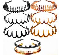 3pcs Vintage High Cranium Artificial Pearl Headbands, 2025 New Pearl Headbands For Women, Anti-Slip Decorative Hair Bands, Easy To Wear And Keep Your Hairstyle In The Best Condition (8pcs-9)