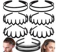 3pcs Vintage High Cranium Artificial Pearl Headbands, 2025 New Pearl Headbands For Women, Anti-Slip Decorative Hair Bands, Easy To Wear And Keep Your Hairstyle In The Best Condition (8pcs-5)