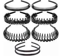 3pcs Vintage High Cranium Artificial Pearl Headbands, 2025 New Pearl Headbands For Women, Anti-Slip Decorative Hair Bands, Easy To Wear And Keep Your Hairstyle In The Best Condition (8pcs-3)