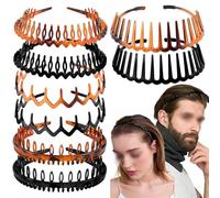 3pcs Vintage High Cranium Artificial Pearl Headbands, 2025 New Pearl Headbands For Women, Anti-Slip Decorative Hair Bands, Easy To Wear And Keep Your Hairstyle In The Best Condition (8pcs-2)