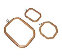 3pcs Vintage Pp Embroidery Hoop for Cross Stitch and Needlework