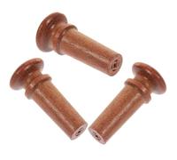 3pcs Violin Tail Endpin Peg for 4/4 4/3 Violins Date Wood | Repair Replacement Part, High Sensitivity Response, Classic Elegant Finish