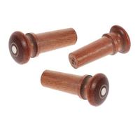 3pcs Violin Tailpiece Peg Replacement Part for 4/4 4/3 Violins | Date Wood, Classic Elegant Style, Repair Use, High Sensitivity, Orchestral String Accessory