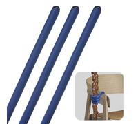 3PCS Walking Stick Holder, EVA Foam Anti-Slip Walking Stick Accessories, 16.9 Inch Adjustable Crutches Accessories Blue