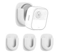 3pcs Wall Mount Bracket Compatible with Blink Camera Outdoor 4 / Blink Mini 2 / Mini, 2 Way Installation No Drilling Adhesive Ring Camera Mount Indoor with Expansion Plug & Screw