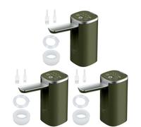 3pcs Water Bottle Pump, Water Dispenser Foldable Waters Jug Dispenser Touch Control Waters Bottle Pump with Digital Display for Bottles Jug Camping Essentials Kitchen Office Picnic