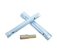 3pcs Water Heater Element Socket Wrench, Metal Tool Dual Hex Ends | L Shaped Body, Anti Slip Serrated Jaws, High Leverage for Sink Repairs and RV Service