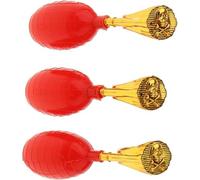3Pcs Water Squirt Toys Water Spray Ring Tricky Toy Spoof April Fools' Day Tricky Prank Gag and Practical Jokes Novelty and Gag Toys(Red)