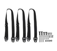 3pcs Wear-Resistant Tv Safety Straps Adjustable Cabinet Anti-tip Belt | Polyester and Pp Build, Home Use for Tv and Cabinet, Black Finish, Safety Pack