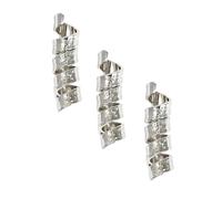 3Pcs Wearable Boutonniere Holder Flower Brooch, Metal Mini Vase Lapel Pins | DIY Floral Boutonniere Clips for Men Suit, Women Coat Accent, Fresh Dried Blooms
