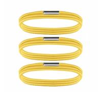 3Pcs Wheelie Bin Bands, Large Elastic Bands Durable Trash Can Bag Bands for School Home Office Waste Bins Litter Box (Yellow)