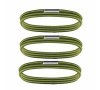 3Pcs Wheelie Bin Bands, Large Elastic Bands Durable Trash Can Bag Bands for School Home Office Waste Bins Litter Box (Dark Green)