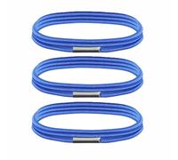 3Pcs Wheelie Bin Strap, Trash Can Bands Trash Bag Holder Trash Large Rubber Bands Cabinet Loop Straps for Home Office Rubbish Bag Liner School Indoor (Blue)