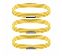 3Pcs Wheelie Bin Strap, Trash Can Bands Trash Bag Holder Trash Large Rubber Bands Cabinet Loop Straps for Home Office Rubbish Bag Liner School Indoor (Yellow)