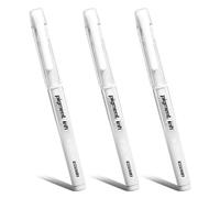 3Pcs White Gel Pens for Art 1mm Gelly Roll Pens White Fine Liner Art Pen for Black Paper Highlighter Ink Rollerball Pen for Artists Colouring Drawing Writing Sketching