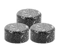 3pcs White Plastic Pedal Footswitch Cap for Single-effect Units