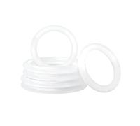 3Pcs White Silicone O-Rings, Oil and Water Resistant, High Temperature Resistant, Industrial-Grade Sealing Rings,Outer Diameter:130mm,Thickness:8mm