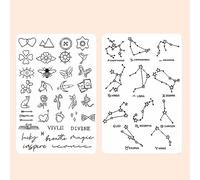 3pcs White Tattoo Practice Skins Double Sides Fake Skin Tattooing Microblading Tattoo Supplies for Beginners and Experienced Artists