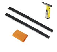 3PCS Window Vacuum Spare Rubber Lips, Window Vacuum Accessories, with Cloth, Replacement Rubber Lips, Compatible with Karcher WV1, WV2, WV5, WV50, WV60, and WV75 (280mm).