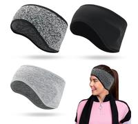 3PCS Winter Ear Warmers Headband Thermal Ear Muffs Ski Headband Moisture Wicking Winter Sports Headbands for Men Women Outdoor Hiking Cycling Running Yoga Ski