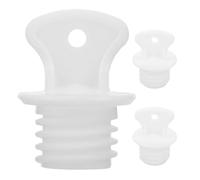 3pcs Winter Small Hot Water Bag Rubber Stopper Plug Replacement | 1.5x1.55cm Threaded Neck Bags, Easy Installation, Spare Part for Cold Therapy and Home Comfort