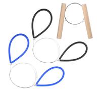 3Pcs Wire Clay Cutter with 1 Wood & 2 Rubber Handle, Easy and Effortless Pottery Cut Off Tools for Clay Artists, Cheese Slicer, Ceramic Tools