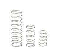 3pcs Wire Dia 2mm Stainless Steel Return Spring OD 18-30mm Shock Absorbing Compression Springs Length 60-100mm(100mm L,21mm OD-2mm WD)