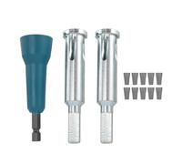 3PCS Wire Stripper and Twister Set, Electrician Cable Wire Stripping Tool with High Speed Steel Blades, Drill - Powered Wire Twisting Tool for Home Improvement and