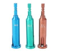 3PCS Wire Twisting Tool Set, Carbon Steel Electrical Wire Twister for Drill, 3 and 5 Way Spin Twisting Connector Socket Compatible with Motorized Drill Driver for Electricians and