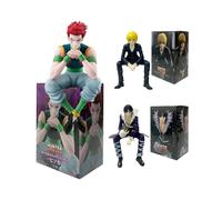 (3pcs With box) HunterHunter Anime Figure Phantom Troupe Hisoka Action Figure Noodle Stopper Room Decoration Noodle