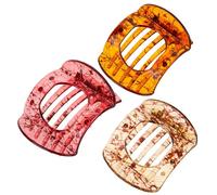 3pcs Women Hair Claw Clips with Inner Teeth, PC Styling Clamp | Costume Party Use, DIY Headdress Projects, Secure Fit, Not Easy to Fall