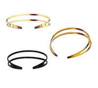 3pcs Women Wide Headbands NonSlip And Simple Double Breasted Hairhoop With Teeth For Sports And Travel Daily Use