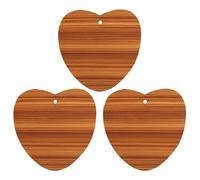 3PCS Wood Grain Car Air Freshener Hanging Scented Cards Cute Black Car Fresheners Long Lasting New Cars Scents for Women Men Natural Air Freshener with Lanyard Automotive Freshies