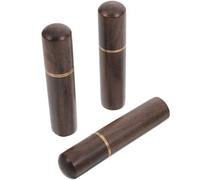 3pcs Wood Sewing Needle Tube Holder for Hand Knitting Needles