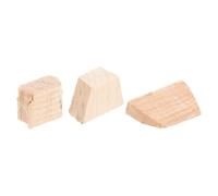 3pcs Wood Violin Bow Wedges Replacement Parts for Stringed Instruments | Beige Wood, Bow Accessories, Easy to Use, for Violin and Stringed Instrument Parts