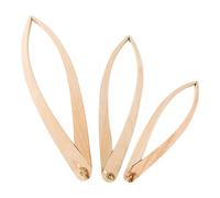 3Pcs Wooden Ceramic Calipers Pottery Inner Outer Diameter Measurement Tools for Pottery Sculpting Detailing Calipers