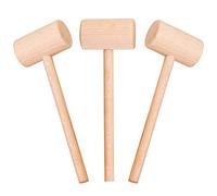 3Pcs Wooden Crab Mallet for Lobster, Crab and Other Shellfish
