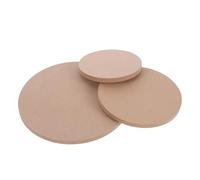 3pcs Wooden Pottery Throwing Board for Craftsmen, Round Clay Mold