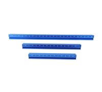 3PCS Woodworking Ruler, Aluminum Alloy V Shaped Corner Measuring Tool, Engraved Markings for Accurate Scribing, Durable Straight Ruler for Woodworking and