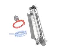3pcs WR51X10055 Refrigerator Defrost Heater WR55X10025 Temperature Sensor WR50X10068 Defrost Thermostat Fit,Compatible For GE,Compatible For Hotpoint,Accessories
