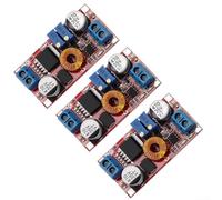3pcs XL4015 DC-DC Converter Module 5A Step Down Power Supply Adjustable Voltage Regulator 4-38V to 1.25-36V for LED Car Electronics DIY Projects