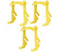 3pcs Yellow Plastic Bee Honey Bucket, Plastic Yellow Honey Bucket Rack Grip Frame Eekeepers Tool for Beekeeping Beekeepers