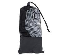 3Pcs Yoga Pull Rope Set, Women's Resistance Bands with Training Rings, High Elastic Pilates Stretch Belt for Fitness, Progressive Strength Levels, Includes Storage Bag (Black Gray)