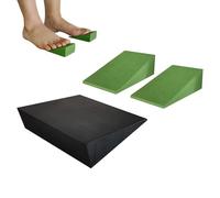 3Pcs Yoga Wedge Block Eva Foam Angled Support, Squat Wedges Heel Risers