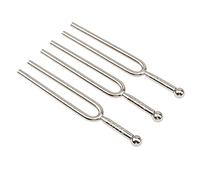 3Pcs Yootones A 440Hz Tuning Fork Standard Tuner Tone Tool Musical Instruments for Violin Guitar Tuner Device (Silver)